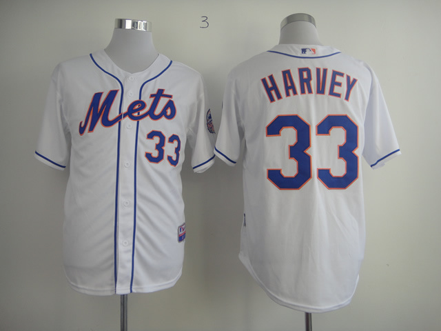 Men New York Mets #33 Harvey White MLB Jerseys